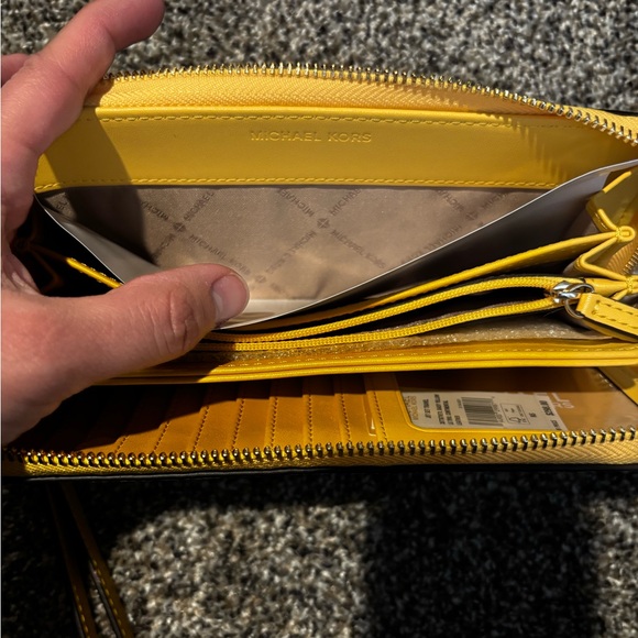 Michael Kors Golden/Yellow Wristlet